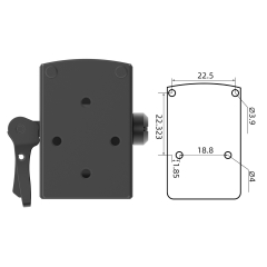 QD High Mount Adapter for RMR