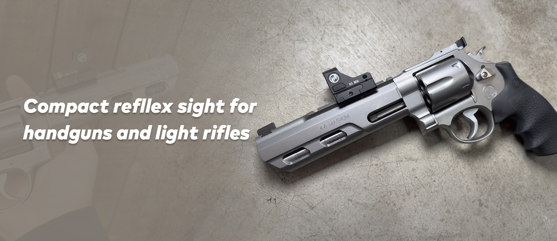 Compact reflex sight for handguns and light rifles